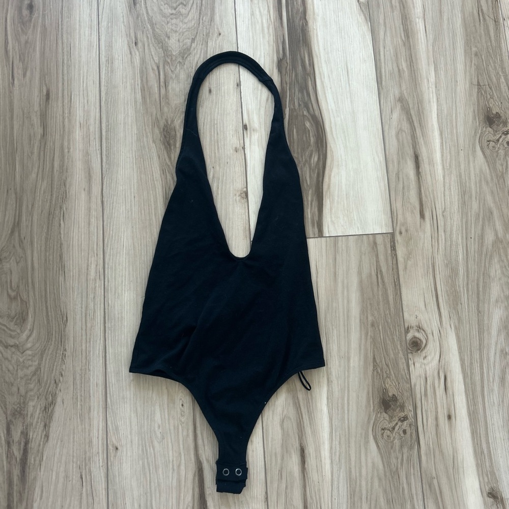 Express Black Halter Bodysuit One Piece